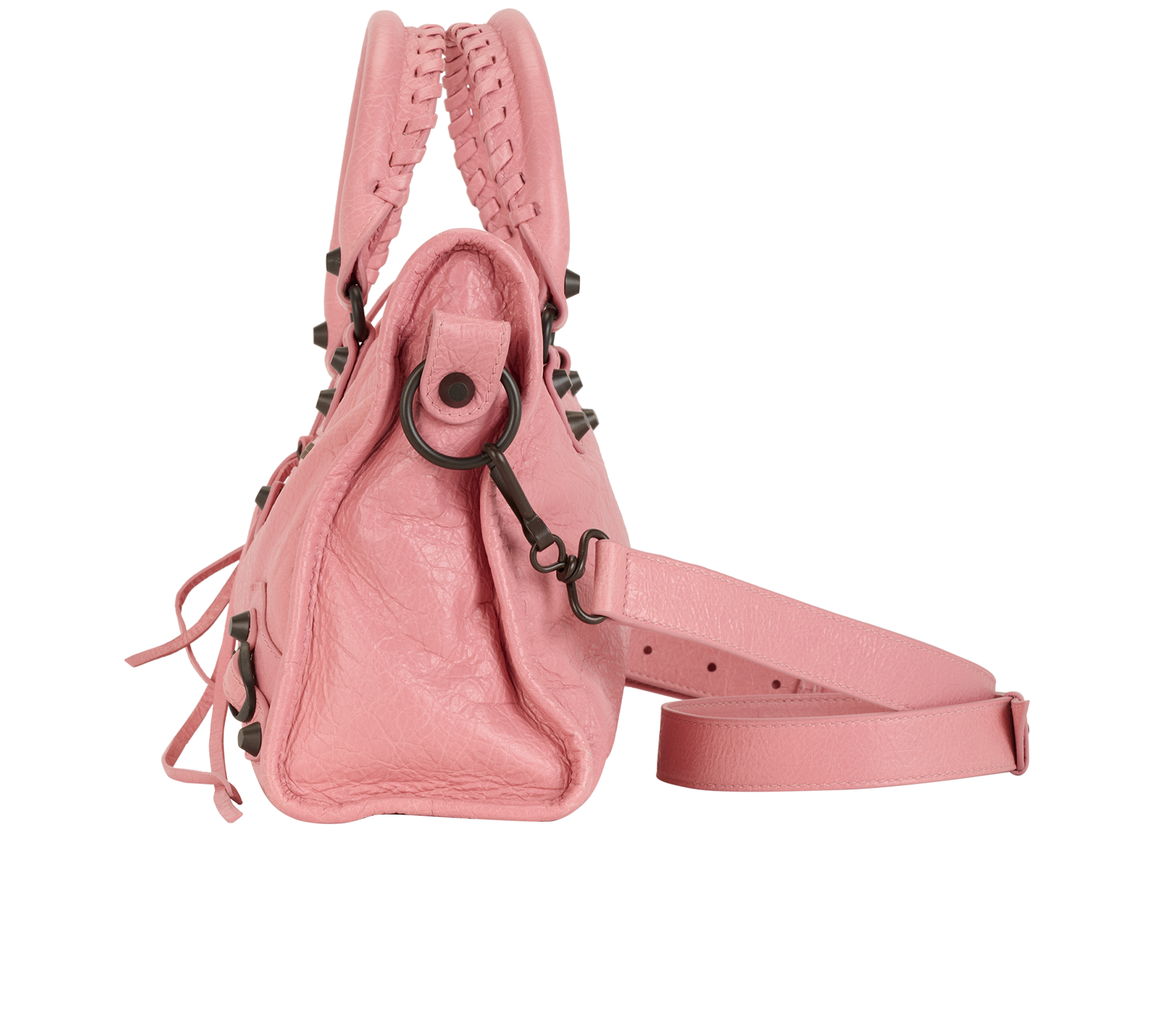 Small Le City, &pound;720, Handbags, Pink, Leather, Bottom view